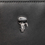Bolso Karl Lagerfeld mini tote ikonic pin 3D negro